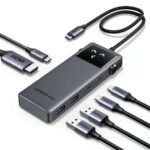 UGREEN 35998 Uno 6-in-1 USB-C Hub with 10Gbps USB-C & USB-A Data Ports 4K@60Hz HDMI