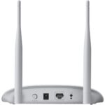TP-Link TL-WA801N WiFi Access Point, 2.4Ghz 300Mbps, Supports Multi-SSID/Client/Bridge/Range Extender, 2 Fixed Antennas, Passive PoE Injector Included
